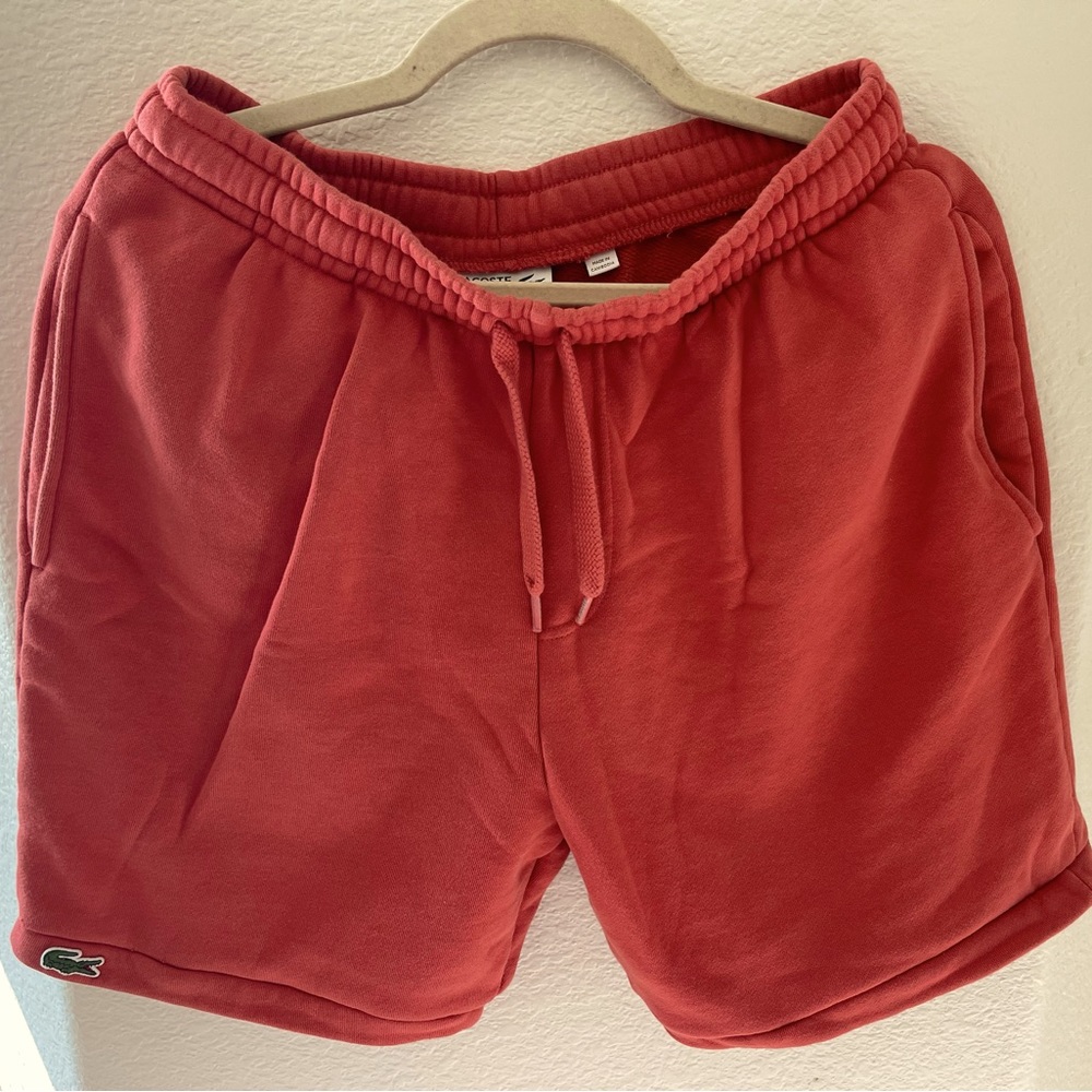 Lacoste Shorts Orange Size 4, M really good condition
